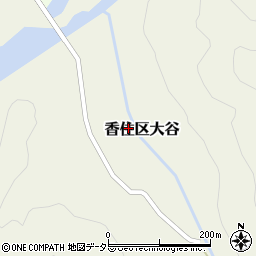 兵庫県美方郡香美町香住区大谷148周辺の地図