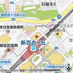 マツモトキヨシ小田急アコルデ新百合ヶ丘店周辺の地図