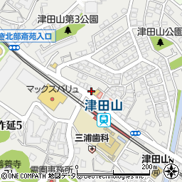 高津警察署津田山駅前交番周辺の地図