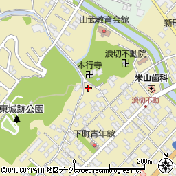 千葉県山武市成東2536周辺の地図