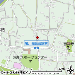 山梨県笛吹市境川町石橋2040周辺の地図