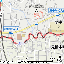東京都町田市相原町788周辺の地図
