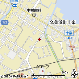 京都府京丹後市久美浜町114-2周辺の地図
