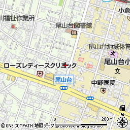 まいばすけっと尾山台駅前通り店周辺の地図