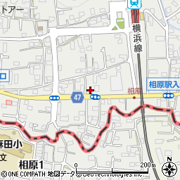 東京都町田市相原町1240-1周辺の地図
