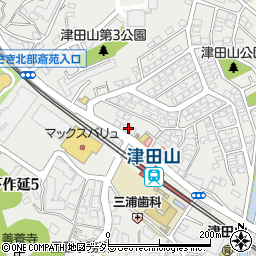 津田山ＲＯＢＩＮ周辺の地図