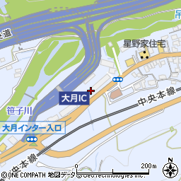中日本エクストール横浜株式会社　大月営業所周辺の地図