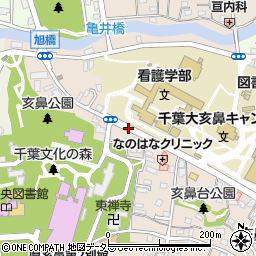 郷土博物館・﻿千葉県文化会館周辺の地図