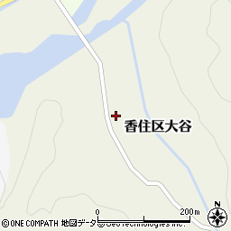 兵庫県美方郡香美町香住区大谷133周辺の地図