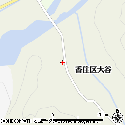 兵庫県美方郡香美町香住区大谷191周辺の地図