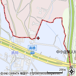 山梨県中央市極楽寺43周辺の地図