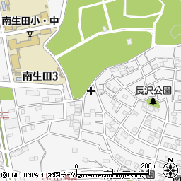 生田中谷第3公園周辺の地図