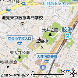 三井住友銀行東大井寮Ｂ周辺の地図