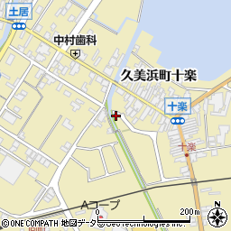 京都府京丹後市久美浜町110-3周辺の地図