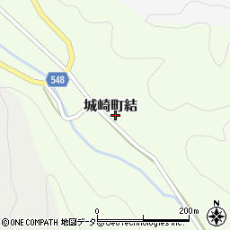 兵庫県豊岡市城崎町結118周辺の地図