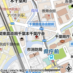 千葉県文書館周辺の地図