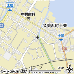京都府京丹後市久美浜町112-5周辺の地図