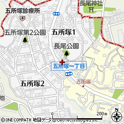 五所塚町内会館周辺の地図