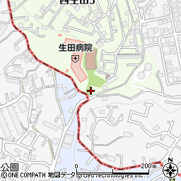 クオール薬局西生田店周辺の地図