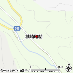 兵庫県豊岡市城崎町結89周辺の地図