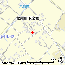 千葉県山武市松尾町下之郷484周辺の地図
