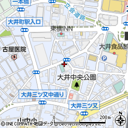 ホテルルートイン品川大井町周辺の地図