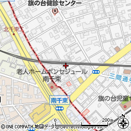 テラ・ホームズ旗の台周辺の地図