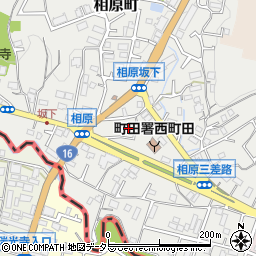 東京都町田市相原町377周辺の地図