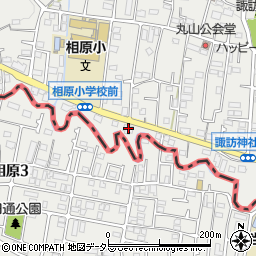 東京都町田市相原町1667周辺の地図