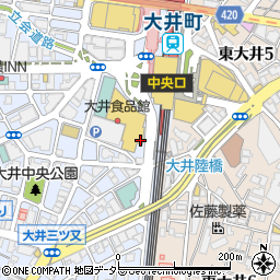 眼鏡市場　阪急大井町ガーデン店周辺の地図