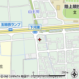 山梨県中央市下河東3013-4周辺の地図