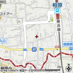 東京都町田市相原町1206周辺の地図