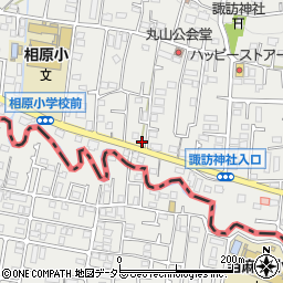 東京都町田市相原町1702-7周辺の地図