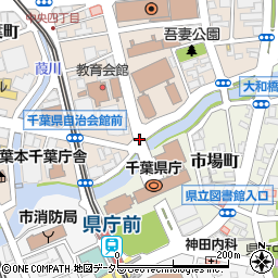 千葉県庁周辺の地図