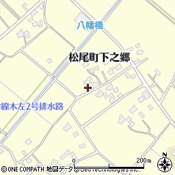 千葉県山武市松尾町下之郷189周辺の地図