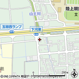 山梨県中央市下河東3013-1周辺の地図