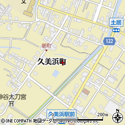 京都府京丹後市久美浜町新橋周辺の地図