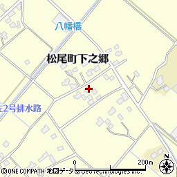 千葉県山武市松尾町下之郷536周辺の地図