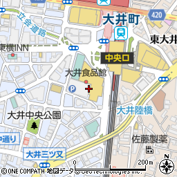 個室居酒屋 くいもの屋わん 阪急大井町ガーデン店周辺の地図