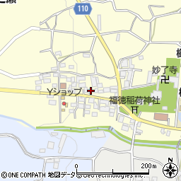 山梨県南アルプス市上市之瀬846周辺の地図