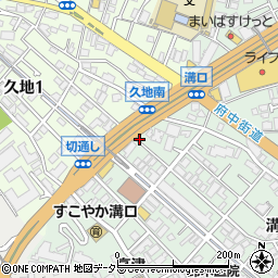 溝口ピノキオ保育園周辺の地図