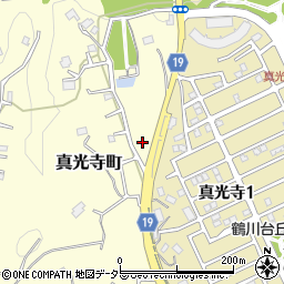 東京都町田市真光寺町394-7周辺の地図