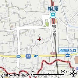 東京都町田市相原町1208周辺の地図