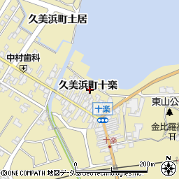 京都府京丹後市久美浜町2886-3周辺の地図
