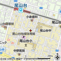 東京都世田谷区尾山台3丁目25周辺の地図