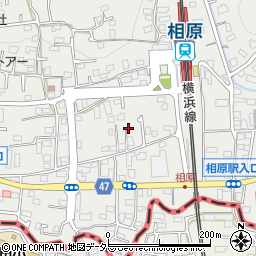 東京都町田市相原町1207周辺の地図