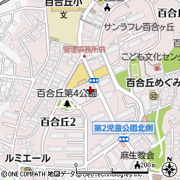 川崎リリー薬局周辺の地図