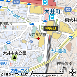 ココカラファイン大井町ガーデン店周辺の地図