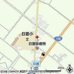 日置小学校周辺の地図