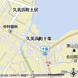 京都府京丹後市久美浜町2888-3周辺の地図